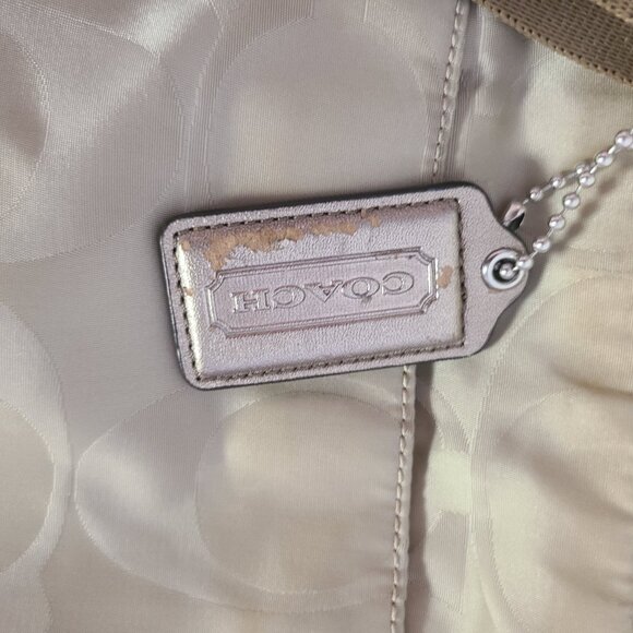 Coach Signature Getaway Nylon File Crossbody Shoulder Bag, potentially model F77 - Picture 4 of 6